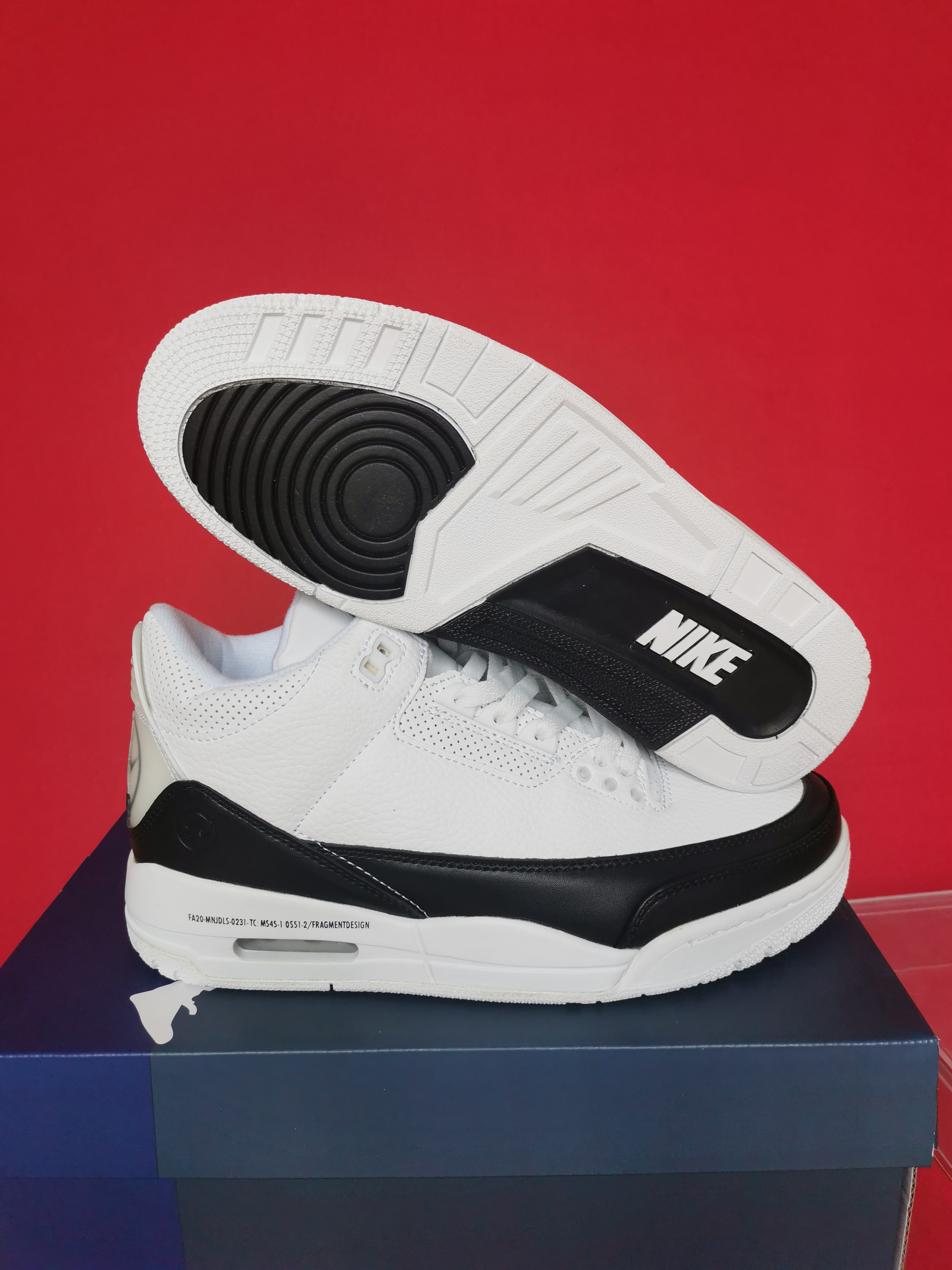 2021 Air Jordan 3 Retro White Black Shoes